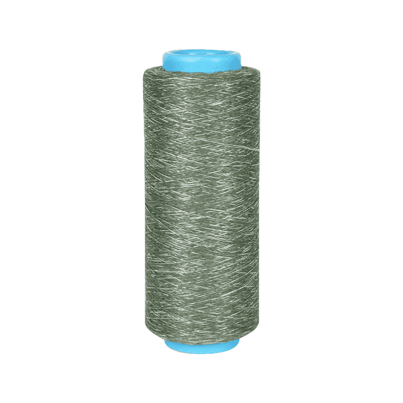 Färgat lufttexturerat garn